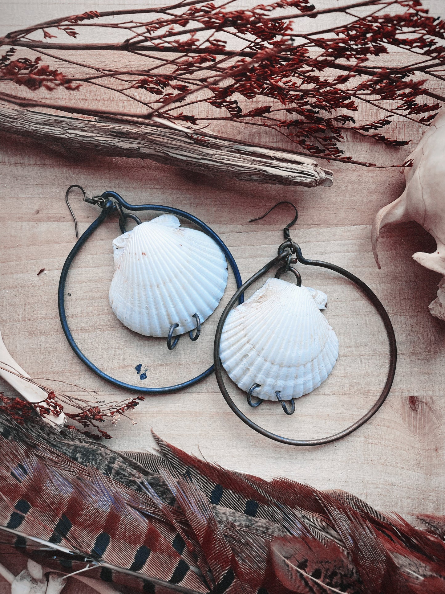 Scalloped Wire Earrings