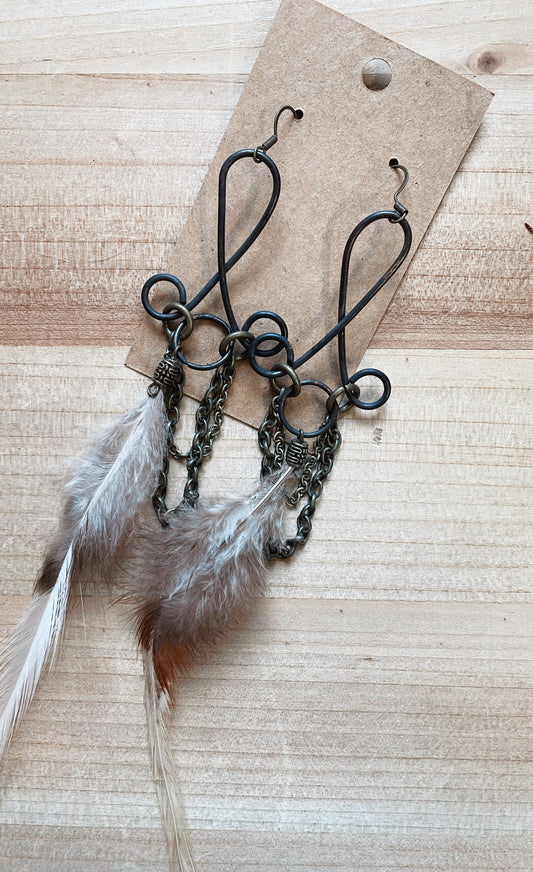 Feature & Wire Dangle Earrings