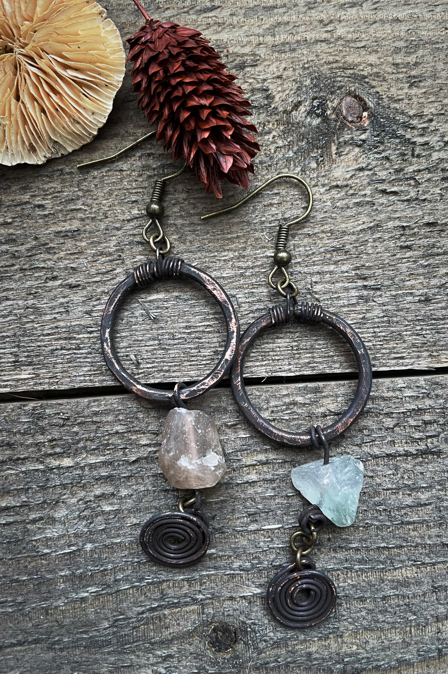 Stone Circles Earrings