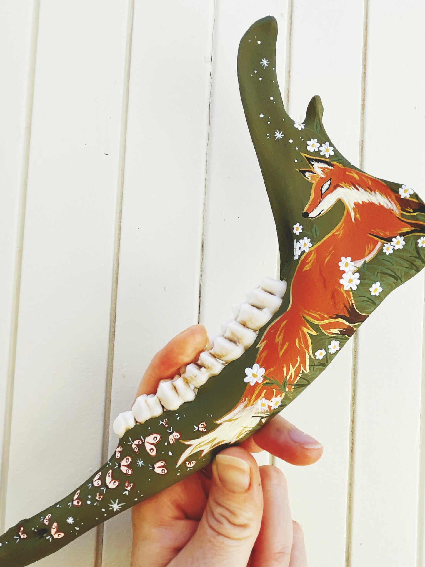 Enchanted Forest Fox Jaw Hanger