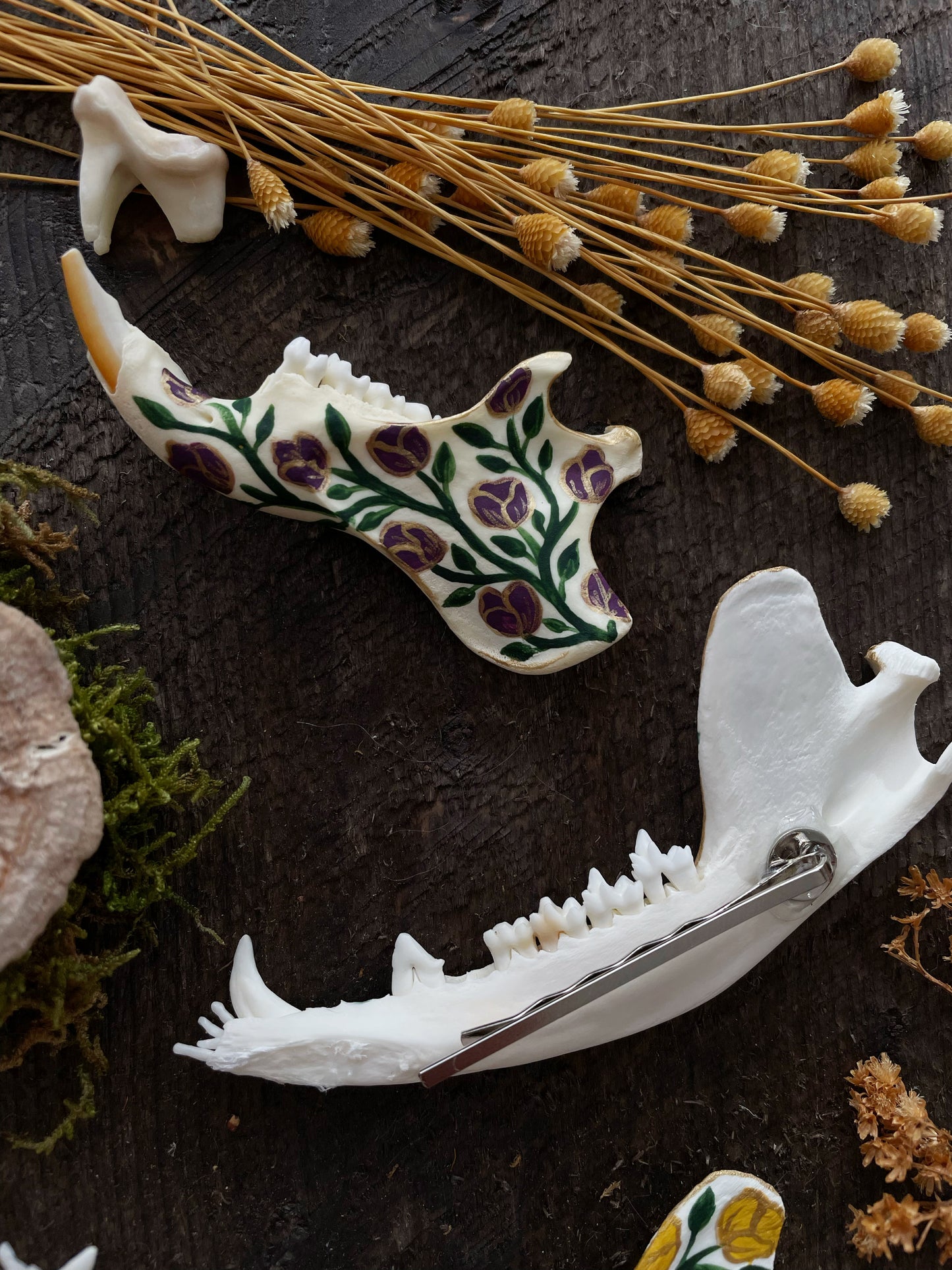 Floral Mandible Hair Pins