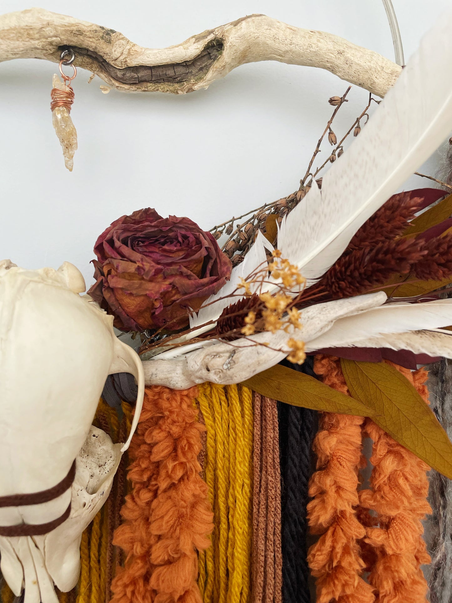 Coyote Skull Dream Wreath