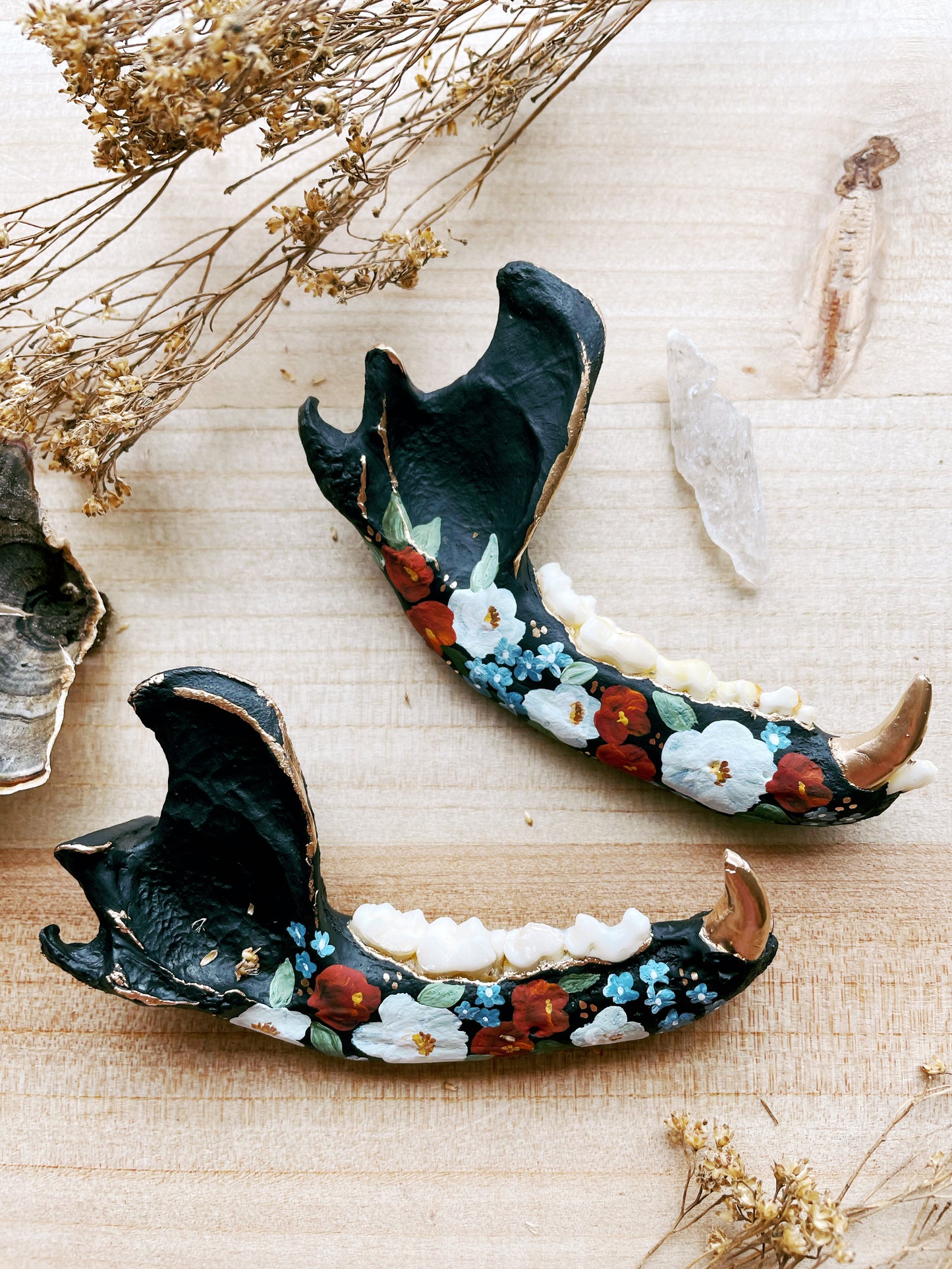 Midnight Bloom Jaw Hair Pin