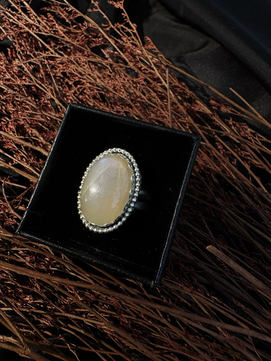 Moonstone Statement Ring