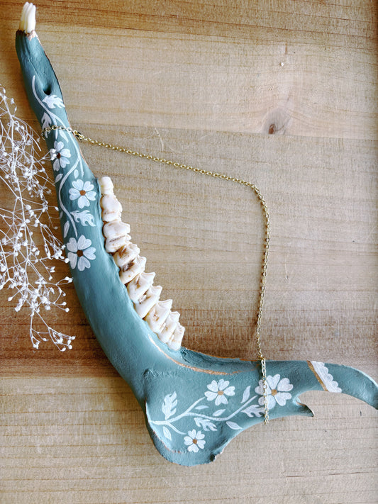 Blue Cornflower Jaw Hanger